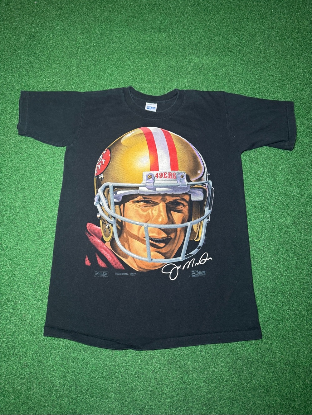 Vintage 90s San Francisco 49ers Joe Montana T-shirt, Football 1991 Super Bowl